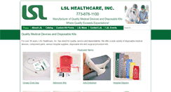 Desktop Screenshot of lslhealthcare.com